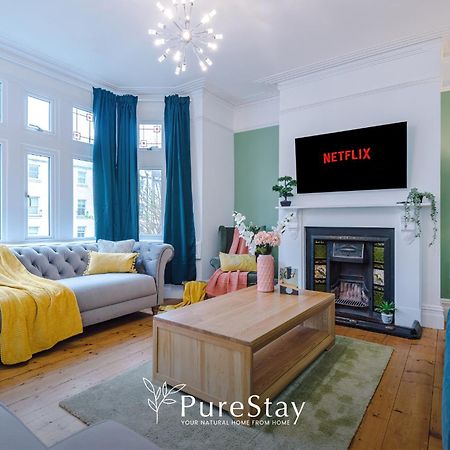 Incredible - Five Bedroom - 7 Actual Beds - 6 Bathroom House By Purestay - Central Bath With Parking 外观 照片
