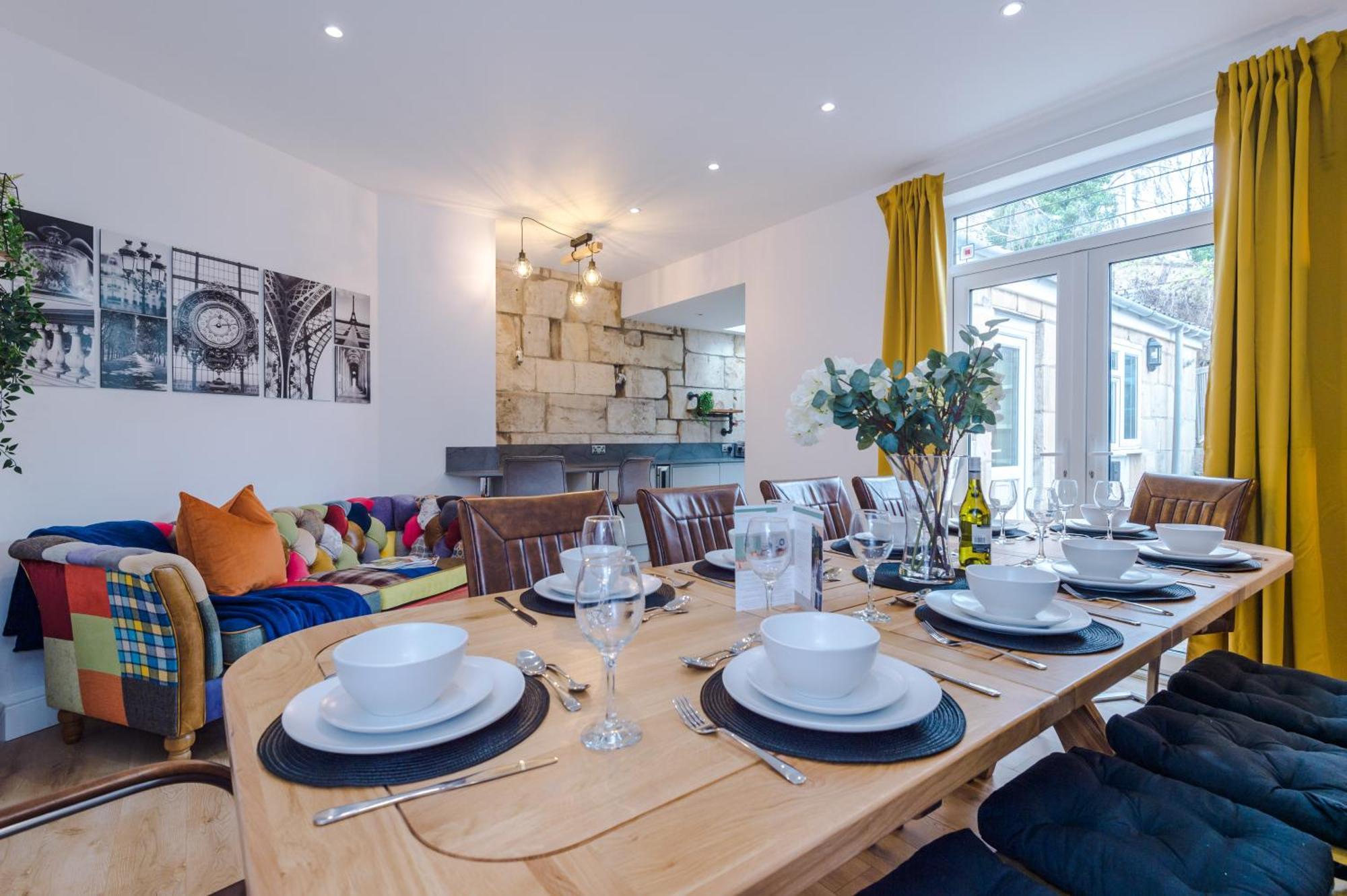 Incredible - Five Bedroom - 7 Actual Beds - 6 Bathroom House By Purestay - Central Bath With Parking 外观 照片
