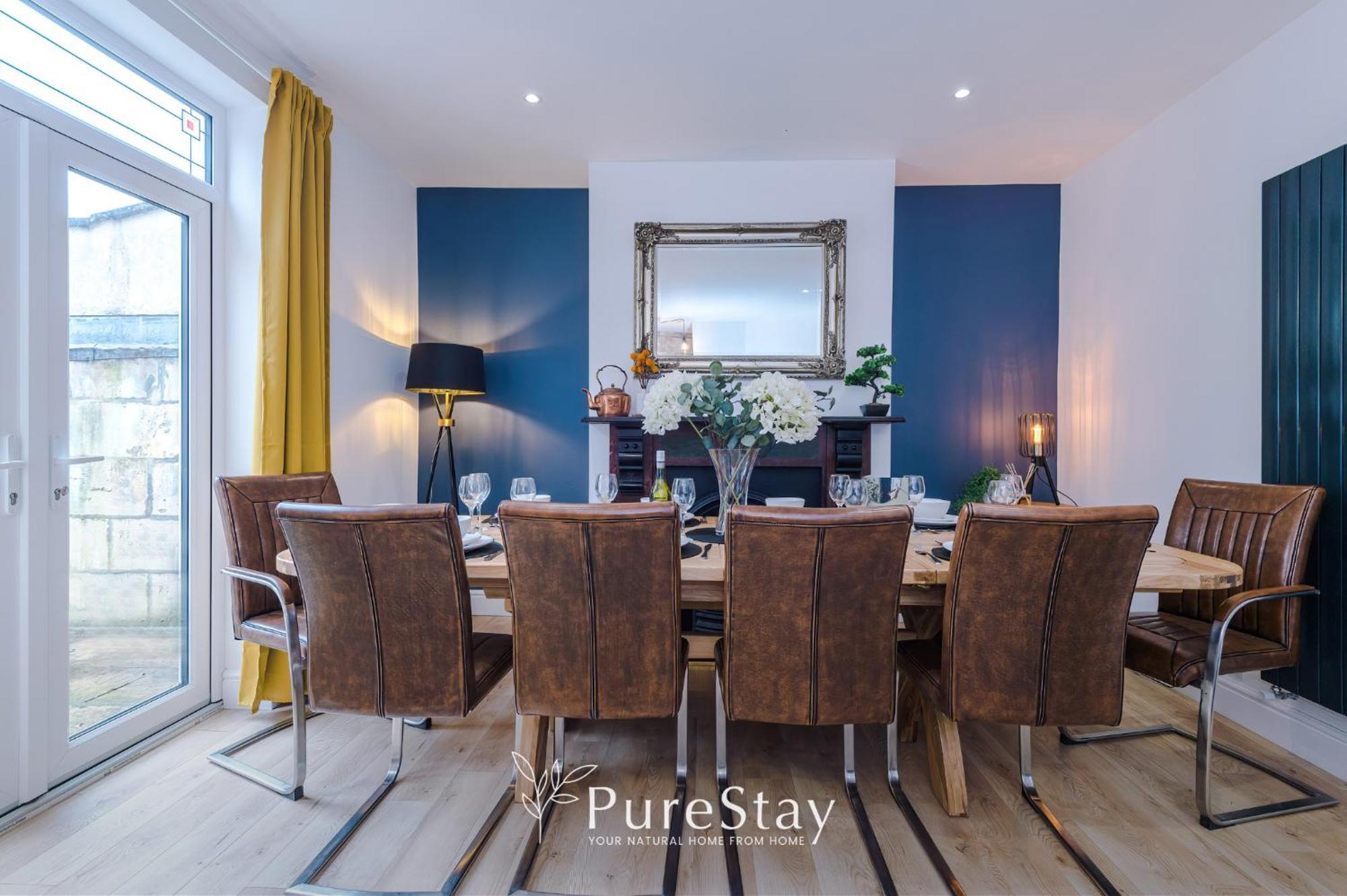 Incredible - Five Bedroom - 7 Actual Beds - 6 Bathroom House By Purestay - Central Bath With Parking 外观 照片